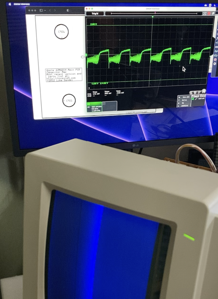IIgs RGB monitor collapses to a horizontal band/line | Applefritter